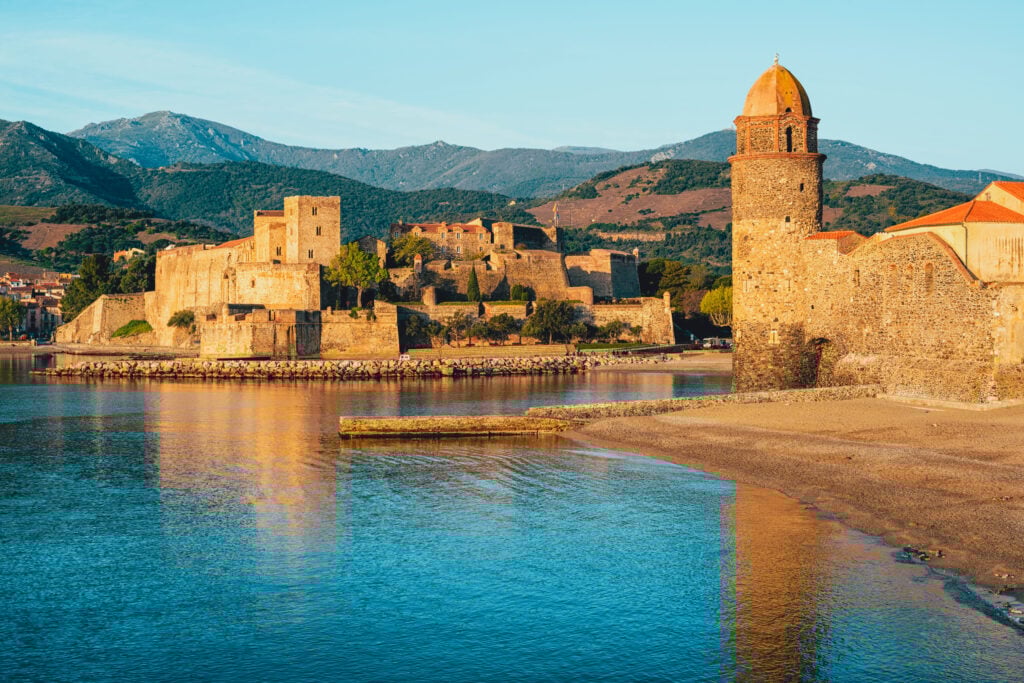colliour france from the water